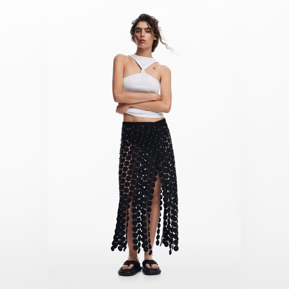 NWT Desigual catwalk wrap skirt